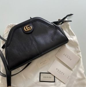 100% Authentic Black Gucci Rebelle Bag - comes w…